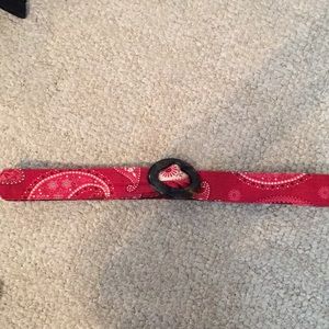Vera Bradley red belt